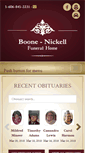 Mobile Screenshot of boonenickellfuneralhome.com